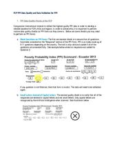 PPI Data Quality and Validation Instructions