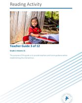 Reading Activity — Teacher Guide, Grade 1 Volume 1C