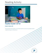 Reading Activity — Teacher Guide, Grade 1 Volume 2B