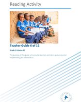 Reading Activity — Teacher Guide, Grade 1 Volume 2C