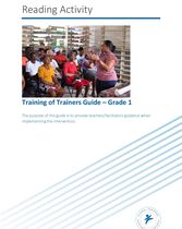 Training of Trainers Guide – Grade 1