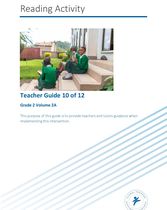 Reading Activity — Teacher Guide, Grade 2 Volume 2A