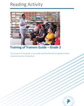 Reading Activity Training of Trainers Guide - Grade 2
